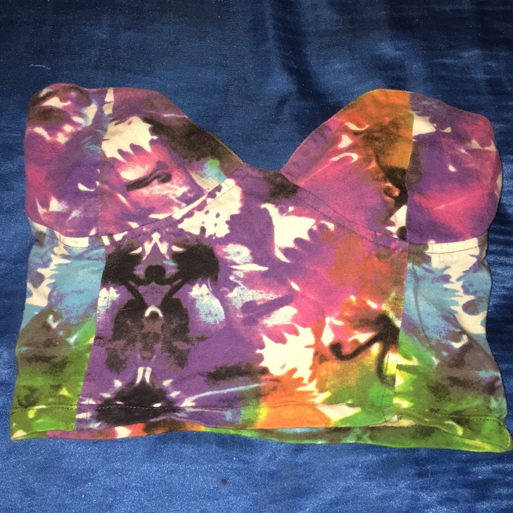 Motel tie dye tube top